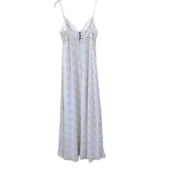 Vintage Betsey Johnson Dress Womens Sz 6 Silk Polka Dot Slip Dress Prom Retro - Picture 3 of 13